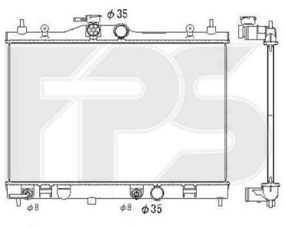 Радиатор - FPS 50 A92