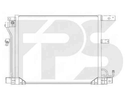 Конденсатор, кондиционер - (921103DD0A, 921003DD0A) FPS 50 K785