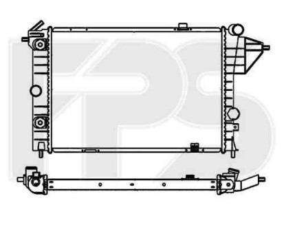 Радиатор - (03096382, 1300090, 1300097) FPS 52 A285