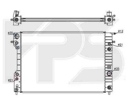 Радиатор - FPS 52 A319