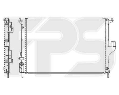Радиатор - (214100980R, 8200735039) FPS 56 A137