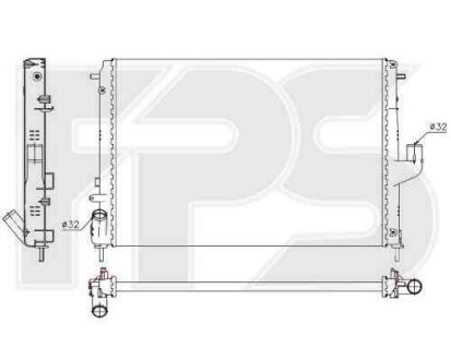 Радиатор - FPS 56 A145