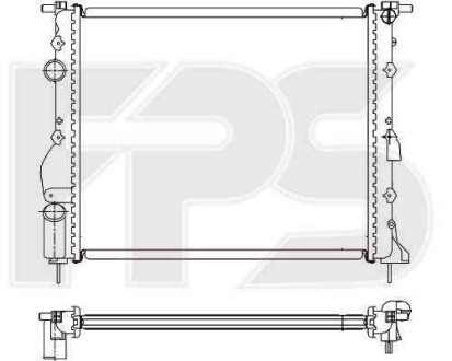 Радиатор - FPS 56 A370