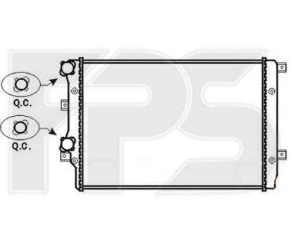 Радиатор - FPS 62 A470