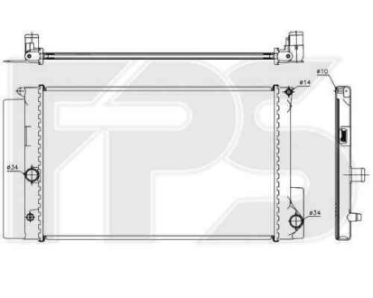 Радиатор - FPS 70 A843
