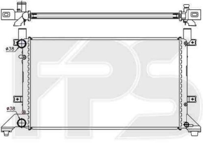 Радиатор - FPS 74 A755