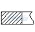 Кольца поршневые - ((9790007200, 7609961, 7617136, 7617128, 5882324)) FRECCIA FR10-206200 (фото 1)