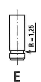 Впускной клапан - (lgh10053, 9601136380, 96003672) FRECCIA R4243/SCR