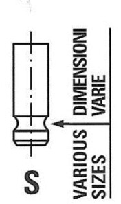 Клапан впускний - FRECCIA R6557SNT