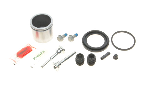 Ремкомплект супорта (переднього) Nissan Micra 1.6 11- (d=54mm) (+ поршен/направляюча) SuperKit - FRENKIT 754677