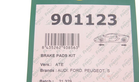 Фото 3 - Комплектуюча колодок FRENKIT 901123