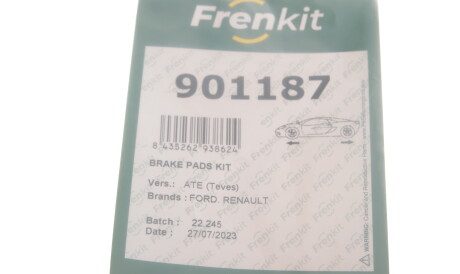Фото 3 - Комплектуюча колодок FRENKIT 901187