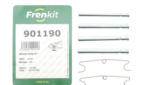 Фото 2 - Комплектуюча колодок FRENKIT 901190