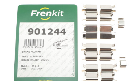 Фото 2 - Комплектуюча колодок FRENKIT 901244