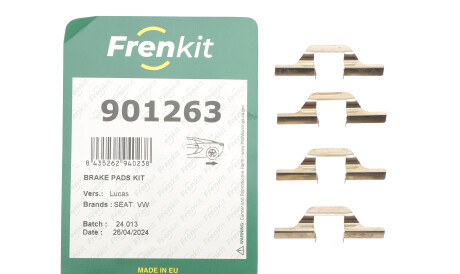 Фото 2 - Комплектуюча колодок FRENKIT 901263