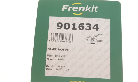 Фото 2 - Комплектующая колодок FRENKIT 901634