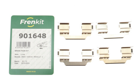 Фото 2 - Комплектуюча колодок FRENKIT 901648