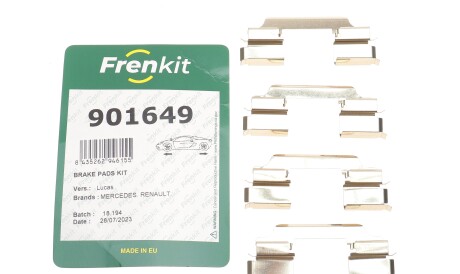 Фото 2 - Комплектующая колодок FRENKIT 901649