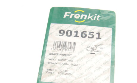 Фото 7 - Комплектуюча колодок FRENKIT 901651