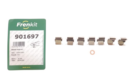 Фото 2 - Комплектуюча колодок FRENKIT 901697