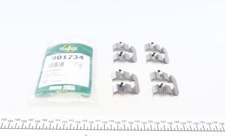 Комплект приладдя, накладка дискового гальма - FRENKIT 901734