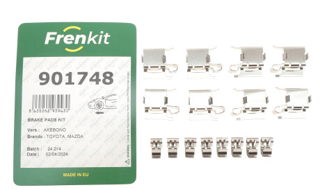 Фото 2 - Комплектуюча колодок FRENKIT 901748