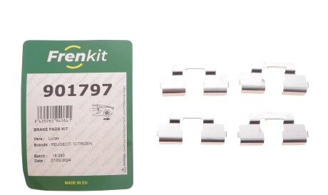 Фото 2 - Комплектуюча колодок FRENKIT 901797