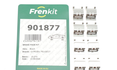 Фото 2 - Комплектующая колодок FRENKIT 901877