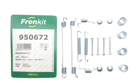 Фото 2 - Комплектуюча колодок FRENKIT 950672