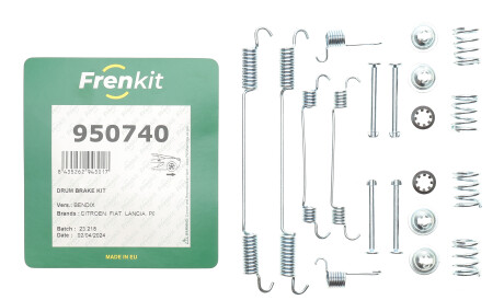 Фото 2 - Комплектуюча колодок FRENKIT 950740