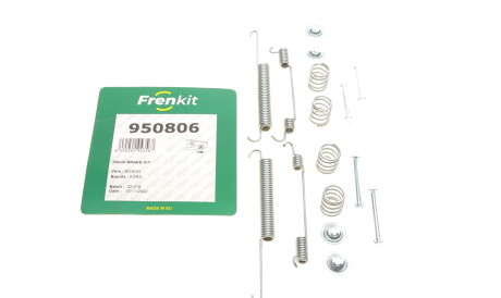 Комплект пружинок колодок ручника Ford Transit 00-14 (Bosch) - FRENKIT 950806