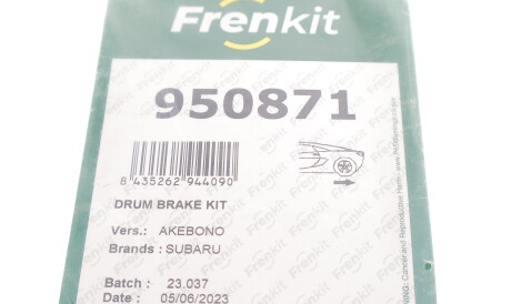 Фото 3 - Комплектуюча колодок FRENKIT 950871