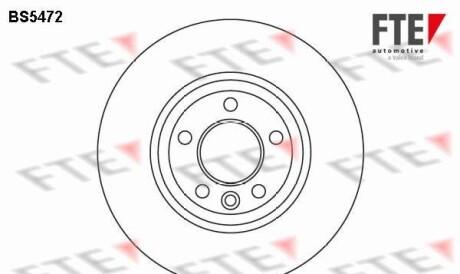 Тормозной диск - FTE BS5472