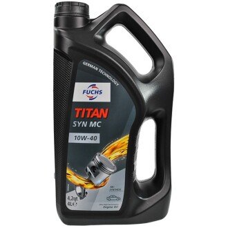 Моторна олива Titan Syn MC 10W-40, 4 л (600639303/600926519) - FUCHS 600926458 (фото 1)