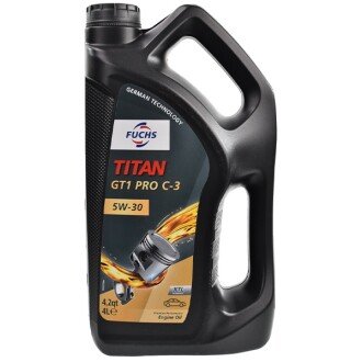 Моторна олива Titan GT1 Pro C-3 5W-30, 4 л (602003553/600979348/600756239) - FUCHS 601228346