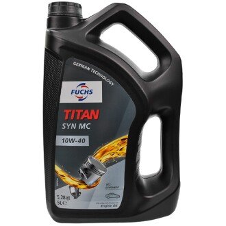 Моторное масло Titan Syn MC 10W-40, 5 л (600639037/601004384/602059826) - FUCHS 602003027