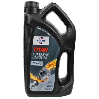 Моторна олива Titan SuperSyn LongLife 5W-40, 4 л (600721954/601876271) - FUCHS 602003089