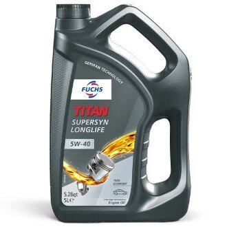 Моторна олива Titan SuperSyn LongLife 5W-40, 5 л - FUCHS 602003102