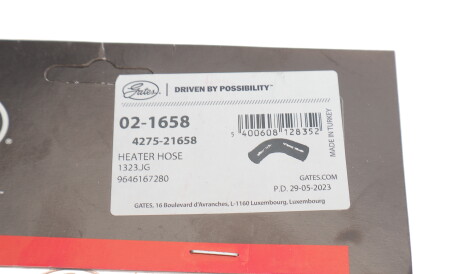 Фото 2 - Автозапчастина Gates 02-1658 (021658)