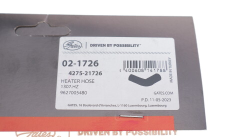 Фото 2 - Автозапчасть Gates 02-1726 (021726)