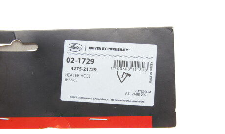 Фото 2 - Автозапчасть Gates 02-1729 (021729)