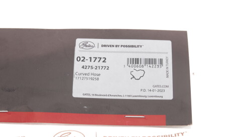 Фото 2 - Автозапчастина Gates 02-1772 (021772)