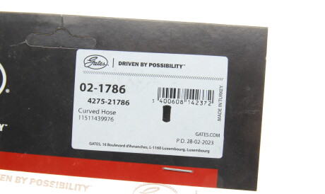 Фото 2 - Термостат системы охлаждения Gates 02-1786 (021786)