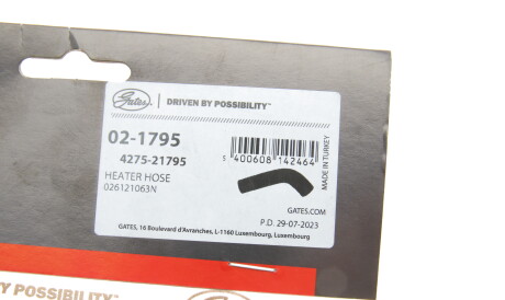 Фото 2 - Автозапчастина Gates 02-1795 (021795)