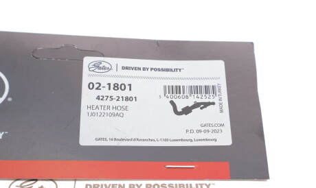 Фото 2 - Автозапчастина Gates 02-1801 (021801)