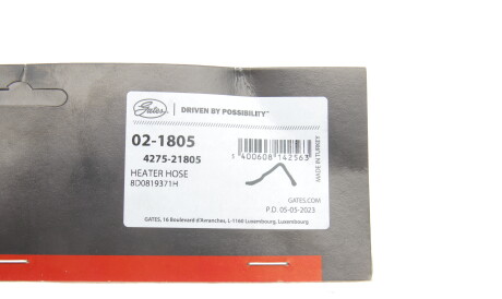 Фото 2 - Автозапчастина Gates 02-1805 (021805)