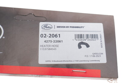 Фото 2 - Автозапчастина Gates 02-2061 (022061)