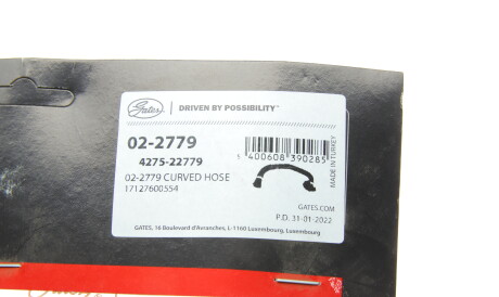 Фото 2 - Патрубок системи охолодження Gates 02-2779 (022779)
