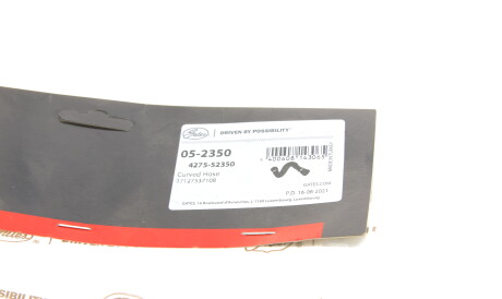 Фото 2 - Патрубок системи охолодження Gates 05-2350 (052350)