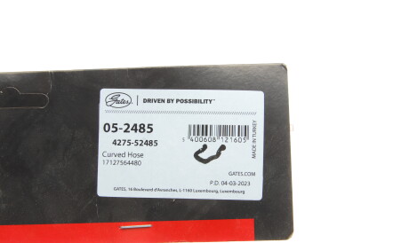 Фото 2 - Патрубок системи охолодження Gates 05-2485 (052485)